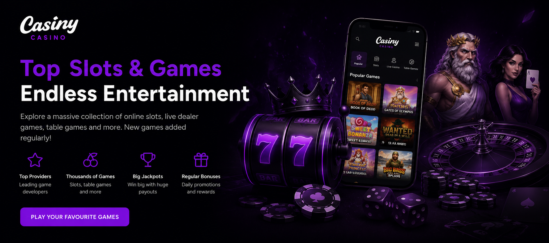 Casiny Casino bonus for Australian players